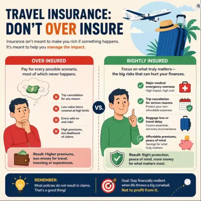 Travel Insurance and the Hidden Cost of Over-Insuring: Why More Coverage Isn’t Always Better